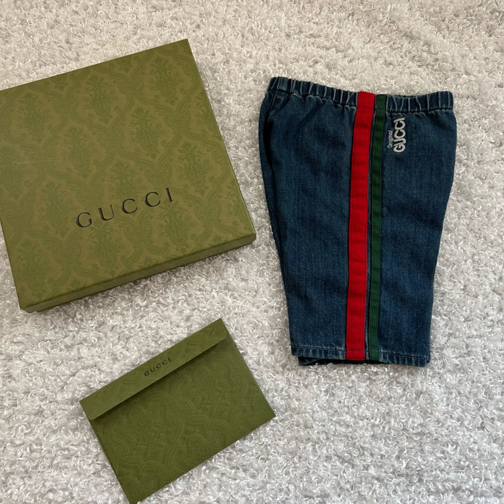 Gucci pants organic blue denim 4447
